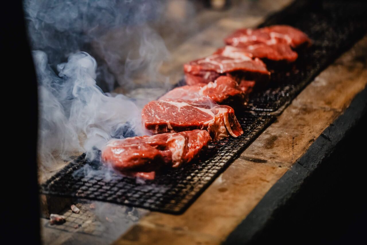 Steak cooking